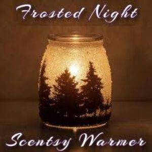 Scentsy Frosted Night Warmer - Black and Gold
